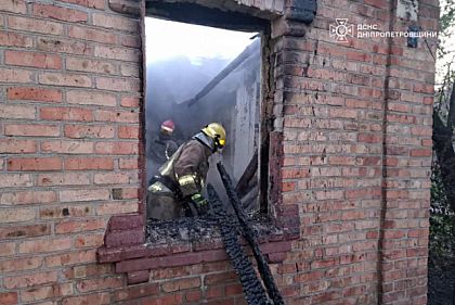 В Кривом Роге во время тушения пожара обнаружили тело человека