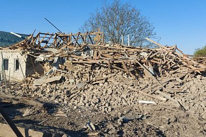 Разрушенный частный дом: РФ атаковала Синельниковский район Днепропетровщины