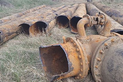 На Криворожье заменили аварийный участок магистрального трубопровода