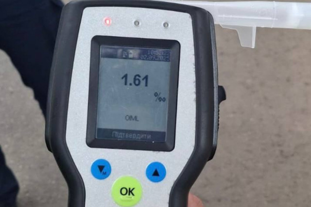 У Кривому Розі оформили протокол на нетверезого водія