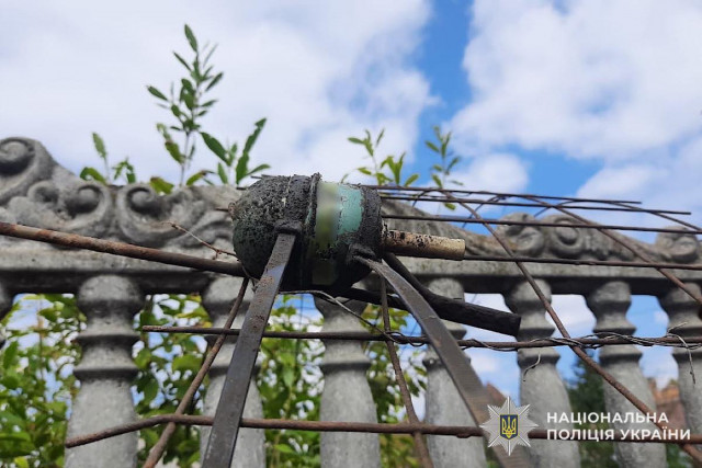 В Кривом Роге пожилая женщина оставила гранату возле дачи для отпугивания воров