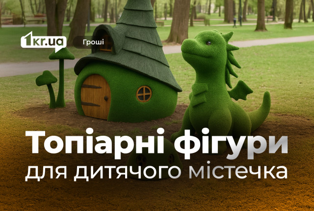 Миллион на гриб, дракошу и домики: в Кривом Роге планируют установить топиарные фигуры