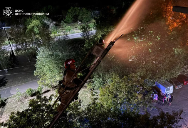 У багатоповерхівці Кривого Рогу сталася пожежа