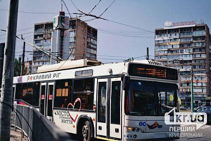 4 сентября сократят маршруты некоторых криворожских троллейбусов
