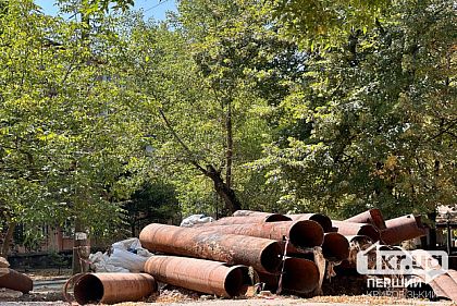 Сколько труб заменила Криворожская теплоцентраль по состоянию на начало сентября