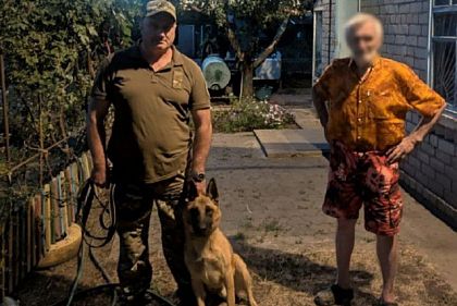 На Криворожье служебная собака нашла пропавшего мужчину