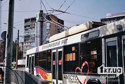 Из-за ночной атаки на одном из участков Кривого Рога не курсируют троллейбусы