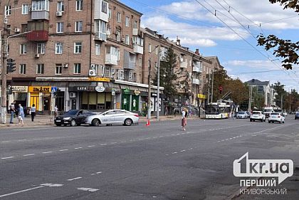 В Кривом Роге на проспекте Университетском произошло ДТП
