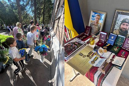 Двум погибшим защитникам из Кривого Рога открыли мемориальные доски