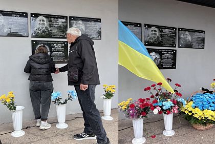 В Кривом Роге открыли мемориальную доску погибшему Герою Павлу Максимову
