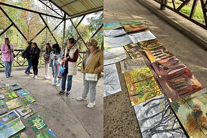 В криворожском парке прошел осенний конкурс-пленэр