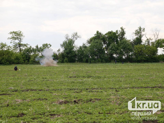 За тиждень на Криворіжжі знешкодили один застарілий та два сучасних боєприпаси За тиждень на Криворіжжі знешкодили один застарілий та два сучасних боєприпаси