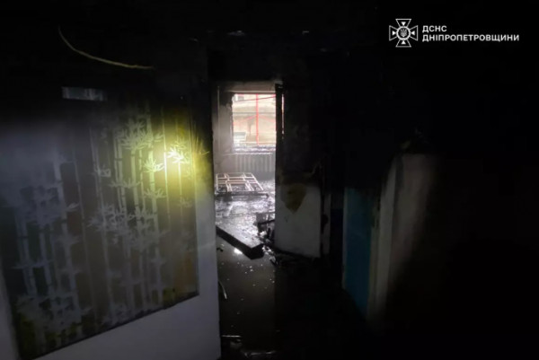 в больнице Кривого Рога произошел пожар, погиб мужчина пожар Кривой Рог