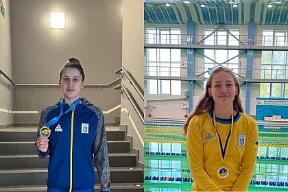 Двое криворожанок завоевали 5 медалей на чемпионате Украины по плаванию