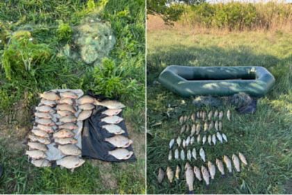 За неделю рыбпатруль Днепропетровщины выявил более 50 нарушений