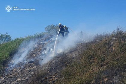 За тиждень майже чверть пожеж Дніпропетровщини сталися на Криворіжжі