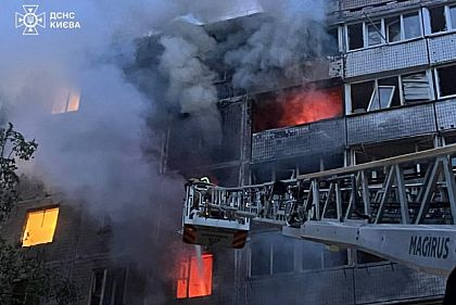 2 загиблих, 8 постраждалих — окупанти атакували Київ 7 травня