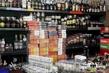 Табак и алкоголь на полтора миллиона гривен: в Кривом Роге изъяли незаконный товар