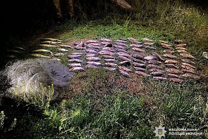 Во время нереста криворожанин незаконно выловил 90 рыбин разных видов