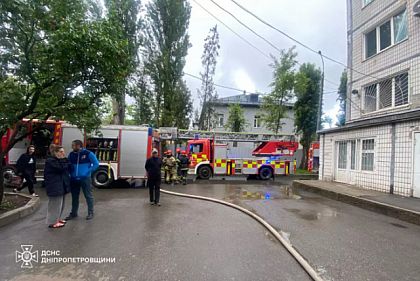 Из-за пожара в больнице Кривого Рога погиб мужчина
