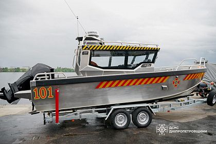 Спасатели Днепропетровщины получили новое водолазное снаряжение