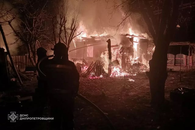 Пожежа знищила дачний будинок на Дніпропетровщині