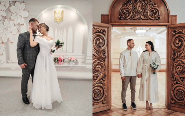 Сколько сотен пар из Днепропетровщины поженились на прошлой неделе