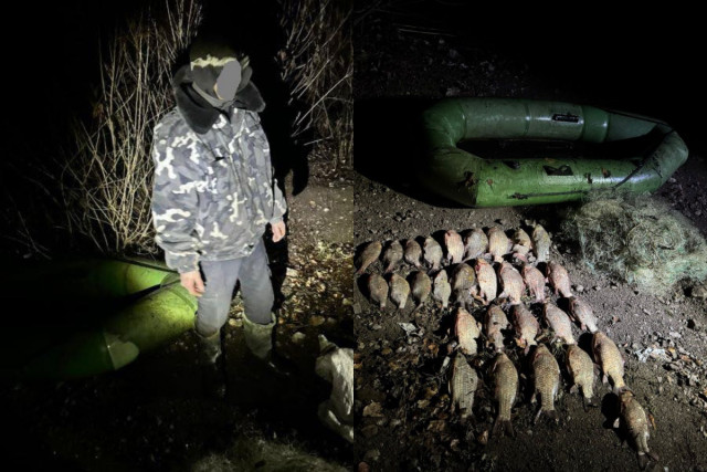 Инспекторы рыбпатруля остановили незаконную рыбалку на Днепропетровщине