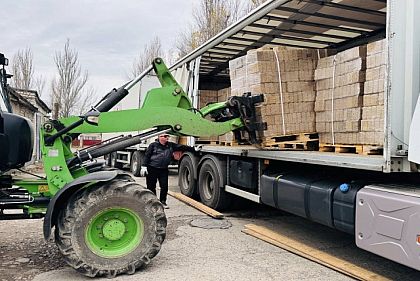 Медзаклад з Криворізького району отримав тонни твердого палива для обігріву взимку