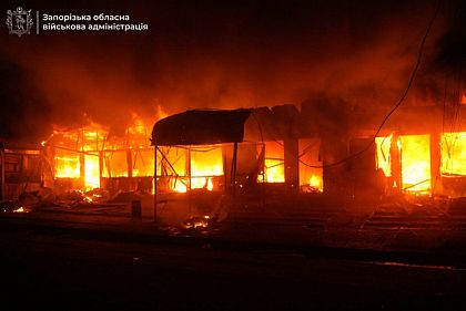 Пятеро погибших: оккупанты атаковали торговые киоски Запорожья