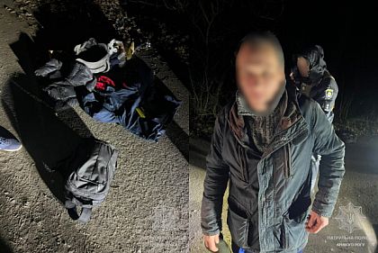 Під час комендантської години патрульні Кривого Рогу затримали ймовірного крадія