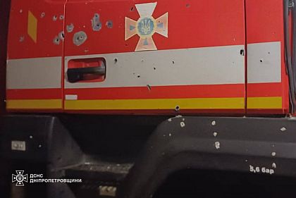 В Марганце спасатели во время тушения пожара попали под вражеский обстрел