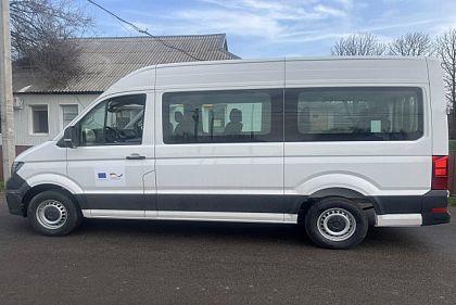 Громада на Криворожье получила новый микроавтобус для социальных и гуманитарных потребностей