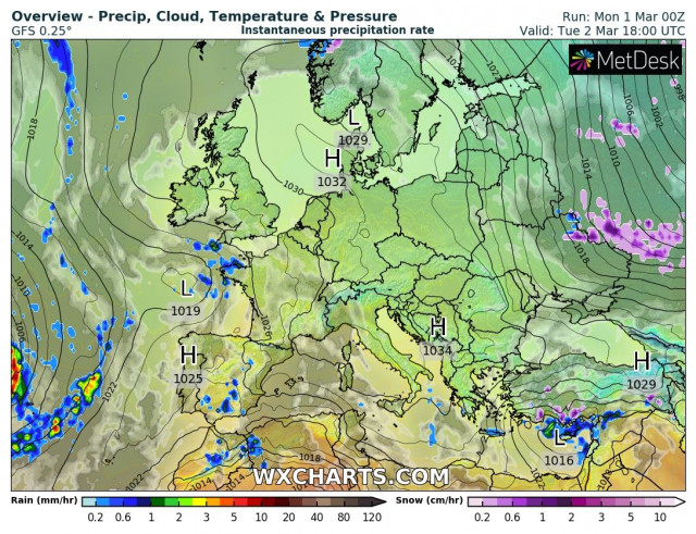 Весна дебютирует порывистым ветром: прогноз погоды на март в Украине