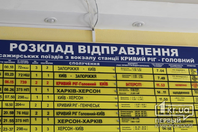 Ежедневное курсирование поездов из Кривого Рога в Одессу восстановят