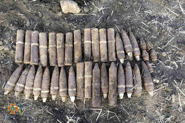 Пиротехники ГСЧС Криворожского района уничтожили 37 устаревших боеприпасов