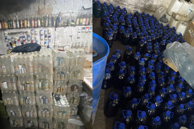 Криворожские полицейские изъяли контрафактный алкоголь и сигареты на 5 миллионов гривен