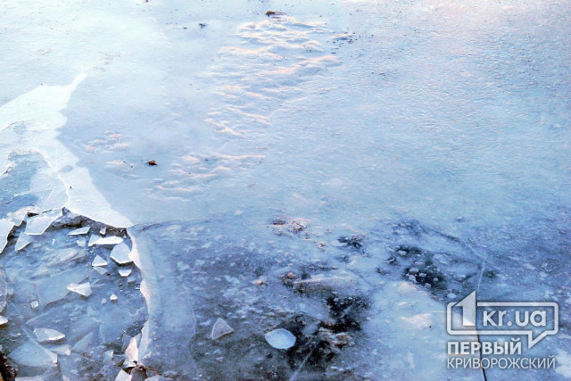 Люди спасли мужчину, который провалился под лед недалеко от Кривого Рога