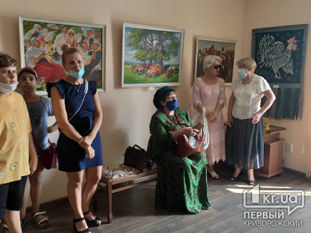 Українська художня мова: у Кривому Розі відкрилася виставка