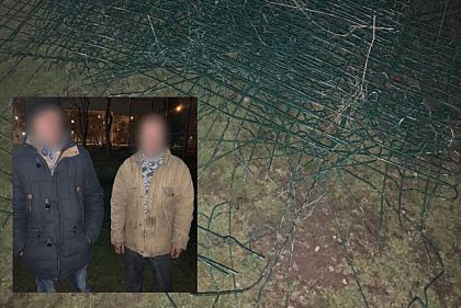 Задержаны двое криворожан, которые хотели сдать забор со спортплощадки на металлолом