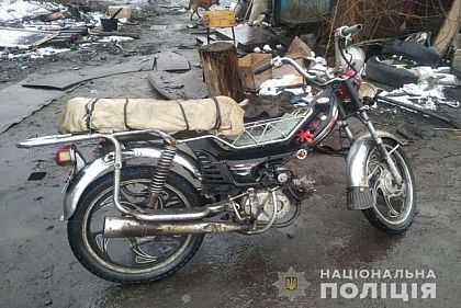 Несовершеннолетний криворожанин угнал мотоцикл, его задержала полиция