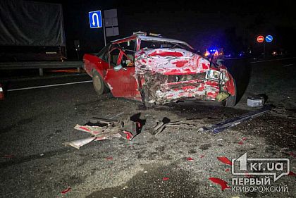 Люди пострадали в результате ДТП на трассе под Кривым Рогом