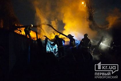 В Кривом Роге произошел масштабный пожар
