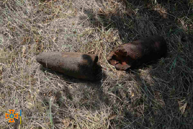 У Криворізькому районі знайшли застарілий артилерійський снаряд