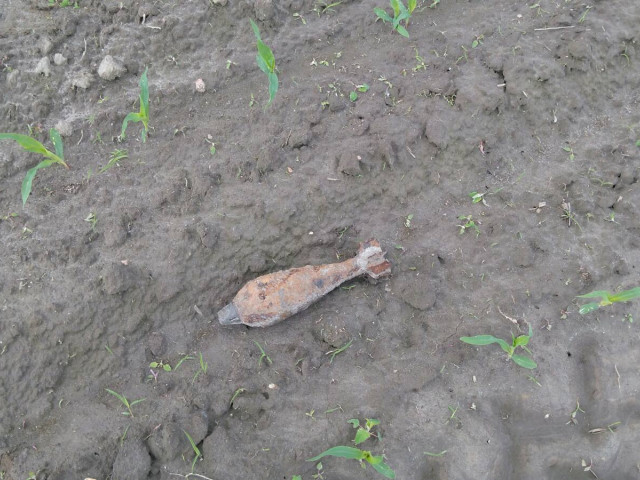 В селах за Кривым Рогом за день дважды нашли устаревшие снаряды