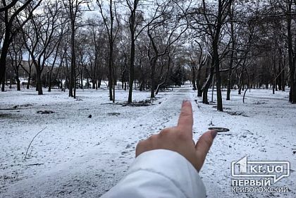 Из-за снегопада в Кривом Роге объявили штормовое предупреждение