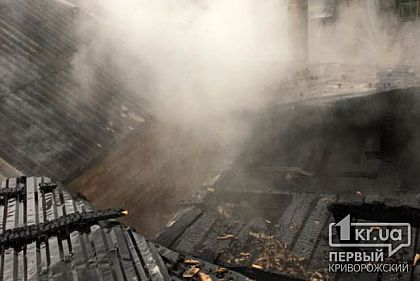 В частном секторе сгорела летняя кухня