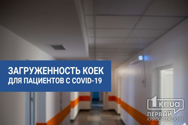 87,9% коек для пациентов с коронавирусом в Кривом Роге заняты
