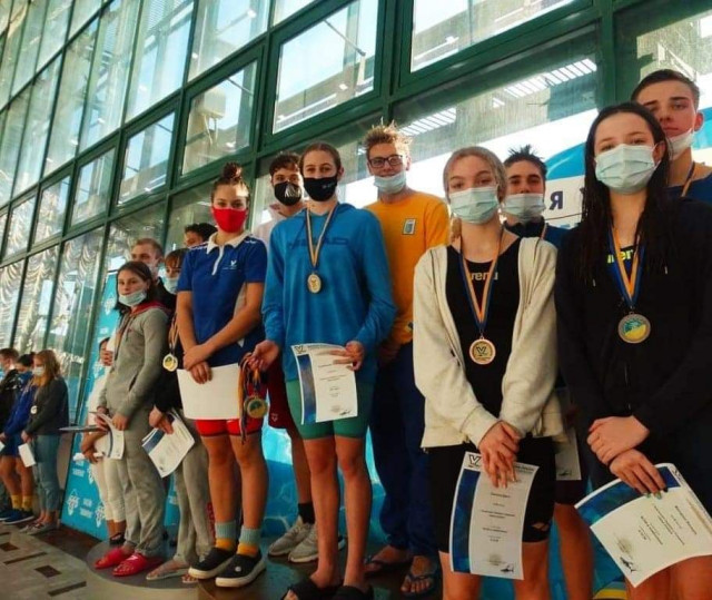 Спортсмены из Кривого Рога заняли призовые места на чемпионате Украине по плаванию