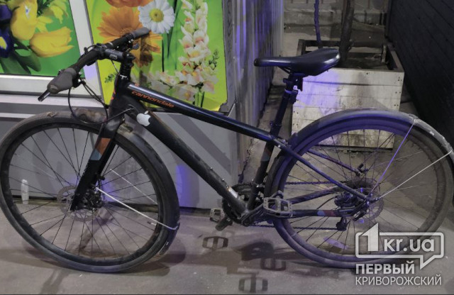 В Кривом Роге у сотрудника службы доставки украли велосипед, вора задержал ТОР